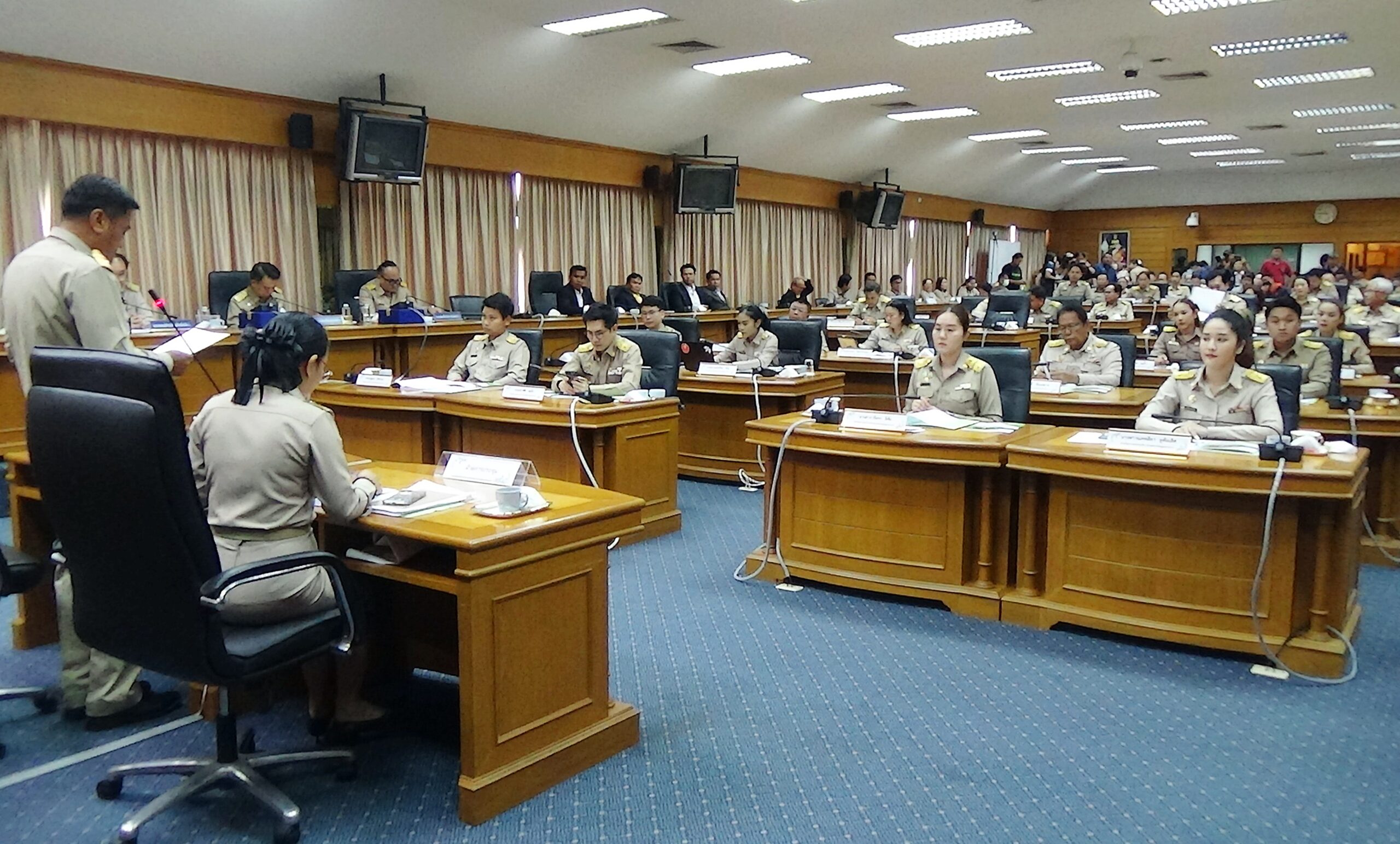 สภาองค์การบริหารส่วนจังหวัดสมุทรปราการ เปิดสมัยประชุมสภา อบจ.สมุทรปราการ สมัยสามัญ สมัยที่ 1 ประจำปี 2568 พร้อม คำแถลงนโยบายของนายก อบจ.สมุทรปราการ