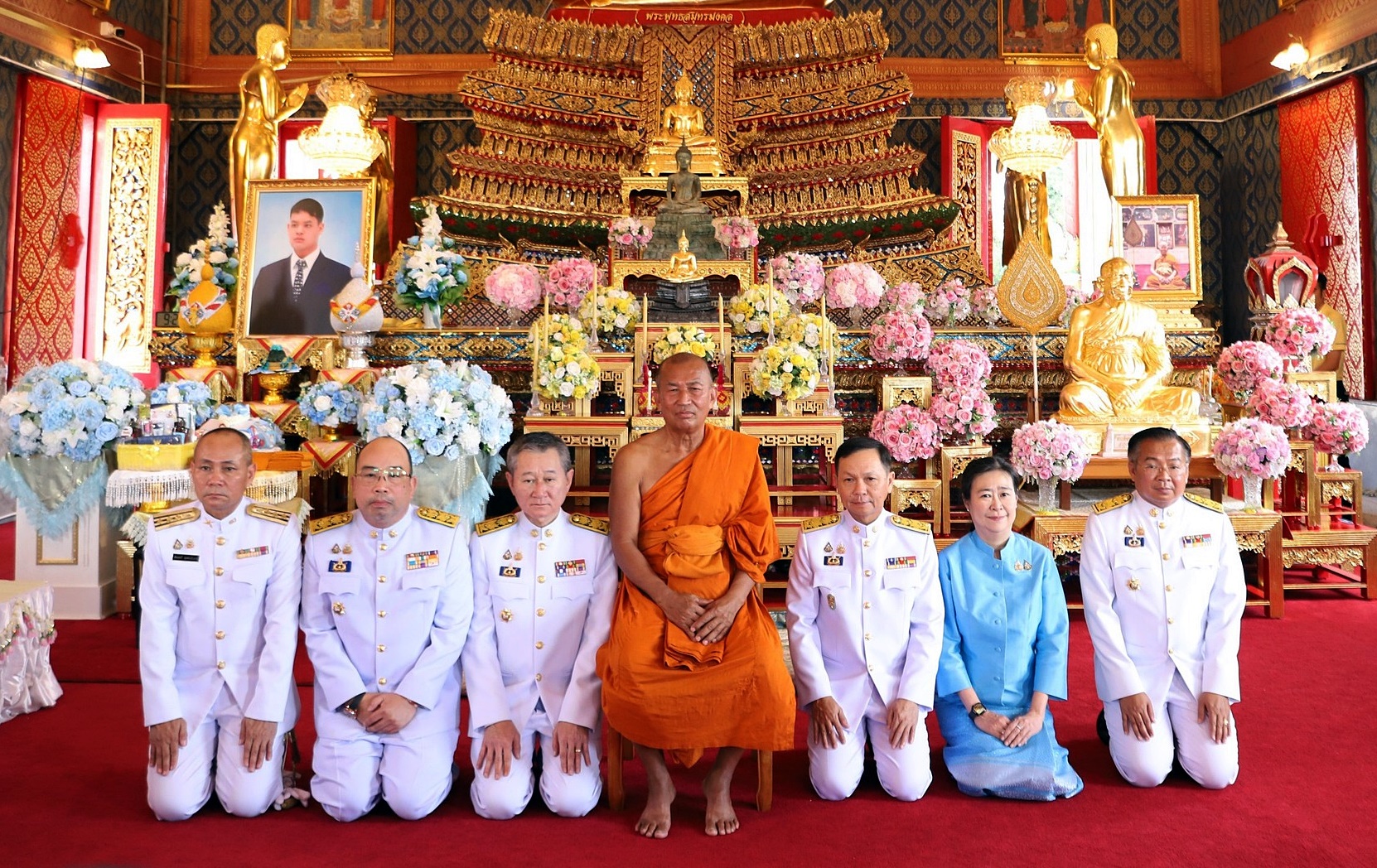 จังหวัดสมุทรปราการ จัดพิธีเจริญพระพุทธมนต์เฉลิมพระเกียรติสมเด็จพระเจ้าลูกยาเธอ เจ้าฟ้าทีปังกรรัศมีโชติ มหาวชิโรตตมางกูร สิริวิบูลยราชกุมาร เนื่องในโอกาสวันคล้ายวันประสูติ วันที่ 29 เมษายน 2568