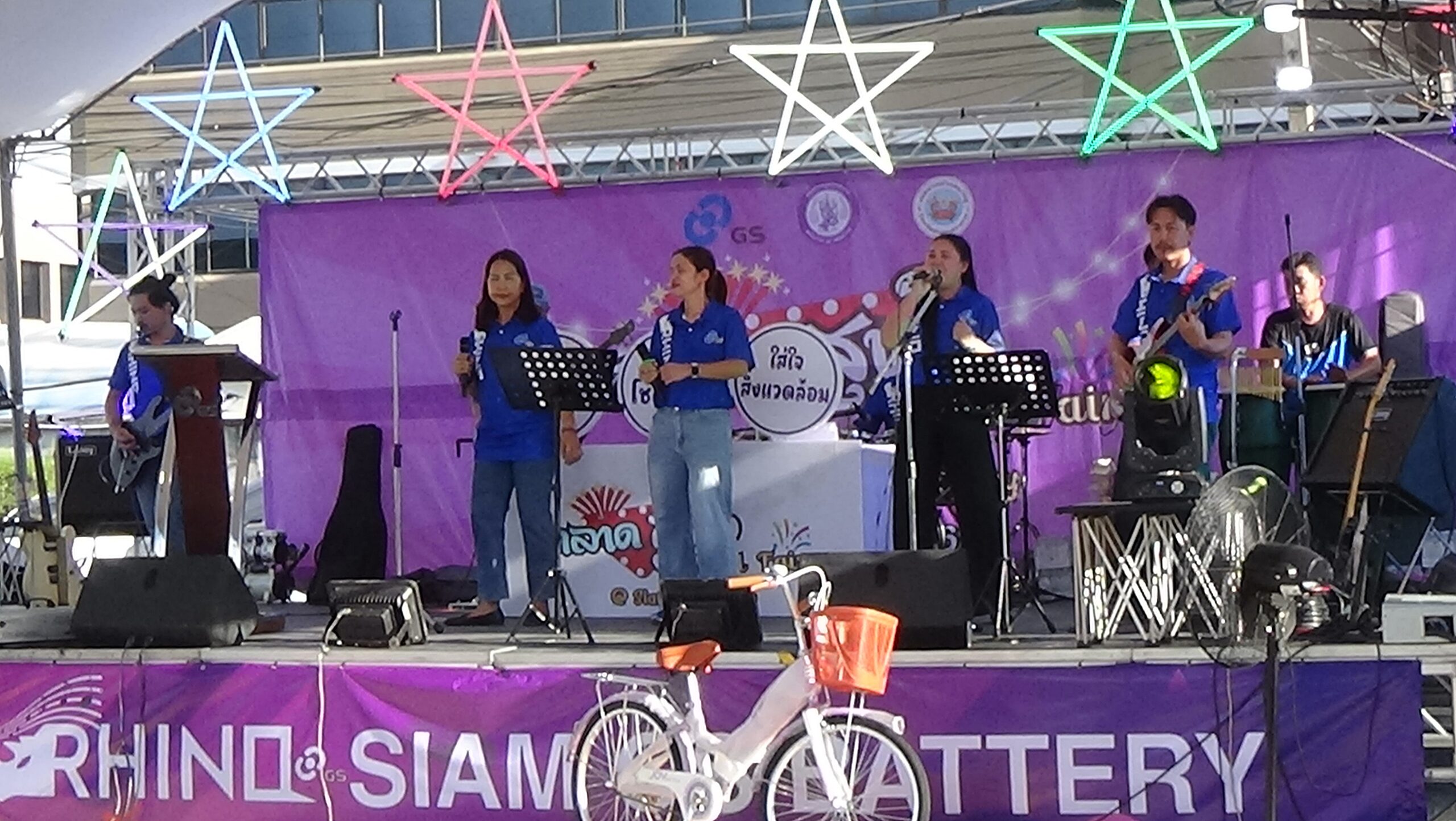อุตสาหกรรมจังหวัดสมุทรปราการ บริษัท สยามยีเอสแบตเตอรี่ จำกัด และเทศบาลตำบลบางปู เปิดงาน ตลาดสุขใจ Mind fair @ สยาม ยีเอสแบตเตอรี่